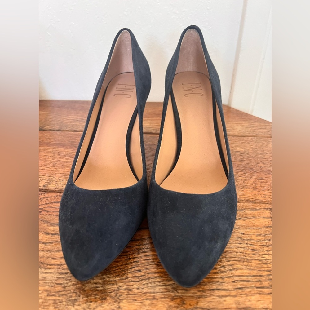 Beautiful INC Heels, Navy‎ Blue Size 9